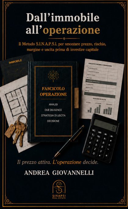 Copertina del libro Dall'immobile all'operazione